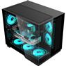 Gabinete Gamer Fortrek Clarity Max Preto