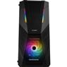 Gabinete Gamer Fortrek Mid Tower Black Hawk RGB Preto