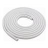 Borracha Couro Cobra Proteção Da Porta 7x14 Mm Branca 10 M