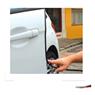 Borracha Protetora Borda Portas Carro Universal 10 M Branca