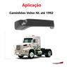 Maçaneta Externa Porta Esq Caminhões Volvo Até 92 Preta