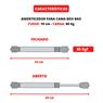 Pistão Mola Gás Amortecedor P/ Cama Box Baú Casal 784n/80kgf