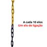 10 Mt Corrente Plástica Isola Calha Chuva Elo G Zebrada