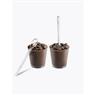 Copos Kit Gourmet (copo 25ml + Collher 80mm) C/ 240 Unidades