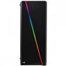 Gabinete Gamer Aerocool Cylon Preto RGB Lateral Acrílico