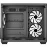 Gabinete Gamer Aerocool Dryft Mini Preto Com 6 fans ARGB Lateral Vidro