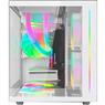 Gabinete Gamer C3Tech Aquarius MT-G810 Sem Fans Branco