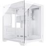 Gabinete Gamer Fortrek Clarity Branco Lateral Vidro