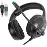 Headset Gamer Fortrek Holt P2 + USB RGB Preto