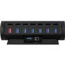 Hub USB 7 Portas 3.0 Streamplify Ctrl 7 Preto RGB