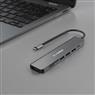 Hub Adaptador USB-C 7 Portas HDMI USB-C 3x USB-A SD TF Fortrek DC75
