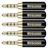Kit 05 Conectores P2 Trrs Linha Wc 2314 Wireconex