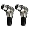 Kit 02 Conectores Xlr Femea 90 Graus Wc2043 Wireconex
