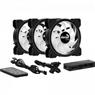 Kit 3 Coolers Aerocool Saturn 12 Pro ARGB + Hub + Controle