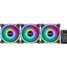 Kit Com 3 Coolers Aerocool Duo 12 Pro ARGB + Hub + Controle