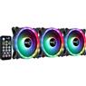 Kit Com 3 Coolers Aerocool Duo 12 Pro ARGB + Hub + Controle