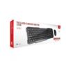 Kit Teclado e Mouse C3tech K-W10 Sem Fio Preto