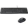Kit Teclado e Mouse Com Fio USB Logitech MK120 Preto