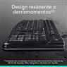Kit Teclado e Mouse Com Fio USB Logitech MK120 Preto