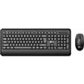 Kit Teclado e Mouse Lecoo KW202 Sem Fio Preto