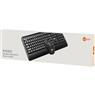 Kit Teclado e Mouse Lecoo KW202 Sem Fio Preto
