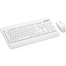 Kit Teclado e Mouse Sem Fio Lecoo KW202 Branco