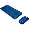 Kit Teclado e Mouse Sem Fio Letron Harry Potter Azul