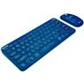 Kit Teclado e Mouse Sem Fio Letron Harry Potter Azul