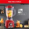 Liquidificador Arno Power Mix LQ34 700W Limpa Fácil Vermelho 220V