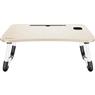 Mesa para Notebook Portátil Fortrek Lapdesk com Gaveta Embutida Madeira