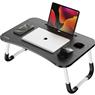 Mesa para Notebook Portátil Fortrek Lapdesk com Gaveta Embutida Preto