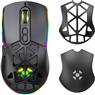 Mouse Gamer Sem Fio Wireless Fortrek Striker Air Preto