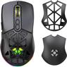 Mouse Gamer Sem Fio Wireless Fortrek Striker Air Preto