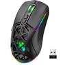 Mouse Gamer Sem Fio Wireless Fortrek Striker Air Preto