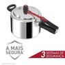 Panela de Pressão Clock Original+ Fechamento Interno 4,5L