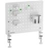 Pegboard Gamer Painel Organizador Fortrek Grid Space 42x48 Branco