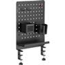 Pegboard Office Painel Organizador Fortrek Grid Space 42x48 Preto