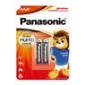 Pilha Alcalina Aaa Sm-2 Panasonic Lr03xab/2b192