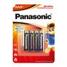 Pilha Alcalina Aaa Sm-4 Panasonic Lr03xab/4b192