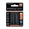 Pilha Recarregável Eneloop Pro Aa2 Panasonic 02 Unidades