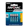 Pilha Alcalina Aaa6 Rayovac Cartela Com 06 Unidades
