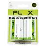 Pilha D Comum Cartela Com 2 Unidades Flex