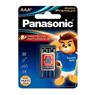 Pilha Alcalina Premium Panasonic Aaa Palito 02 Unidades Lr03egr/2b96