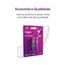 Pilha Recarregável Aa Elgin 2700mah Cartela Com 02 Unidades