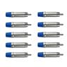 Plug Rca Macho Nickel Azul 10 Un Wireconex