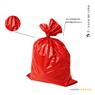 Saco De Lixo 200l Reforçado Vermelho 20 Und