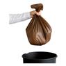 Saco De Lixo 60l Reforçado Marrom 50 Und