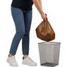 Saco De Lixo 60l Reforçado Marrom 50 Und