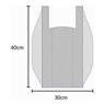 Sacola Plastica Reciclada Reforçada 4 Kg Da 40x50