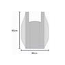 Sacola Plastica Reciclada Reforçada Kit 10 Kg 60x80
